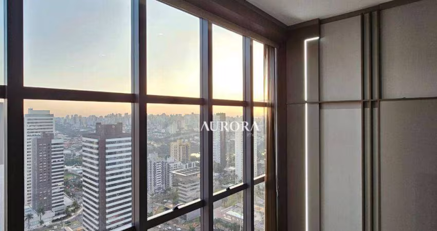 Edificio epic - gleba palhano londrina - pr. sacada com pé direito de 3,80 metros, sol da manhã, r$ 3.000.000,00