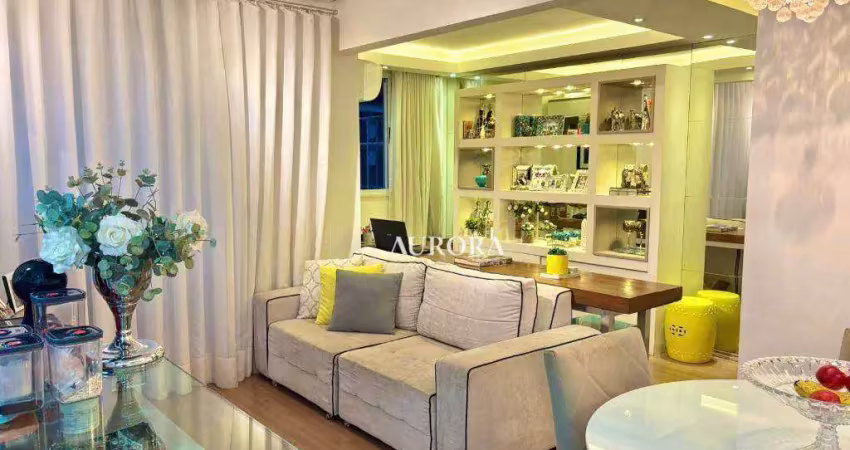 Apartamento no  edifício pateo allegro com 2 dormitórios à venda, 63 m² por r$ 450.000 - terra bonita - londrina/pr