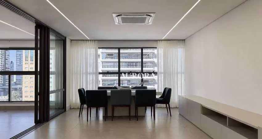 Apartamento edifício epic com 3 dormitórios, 207 m² - aluguel por r$ 18.000/mês - gleba fazenda palhano - londrina/pr