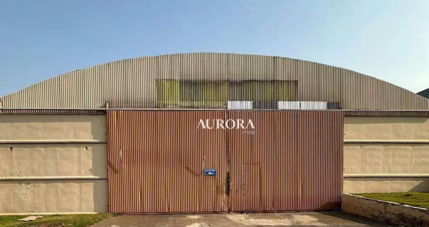 Barracão com 500m2 para locação na avenida brasília, saída para ibiporã, londrina-pr
