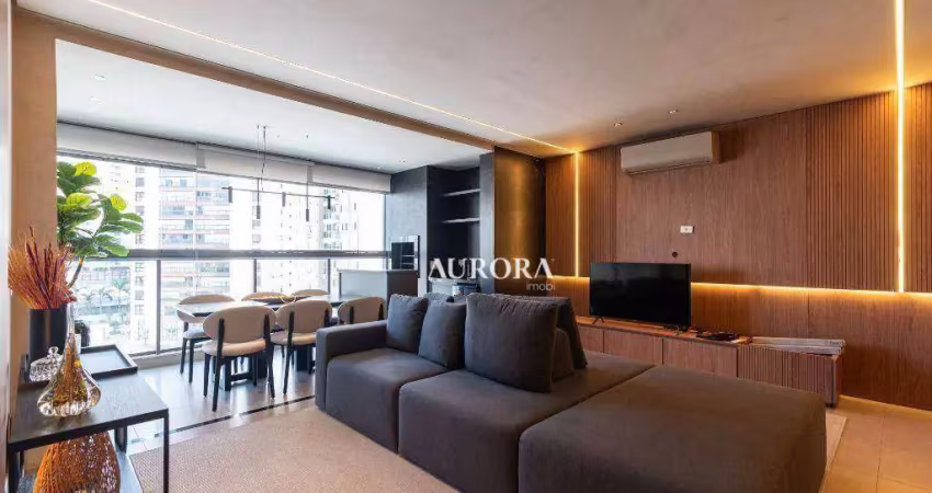 Apartamento com 3 dormitórios à venda, 114 m² por r$ 1.690.000,00 - gleba palhano - londrina/pr