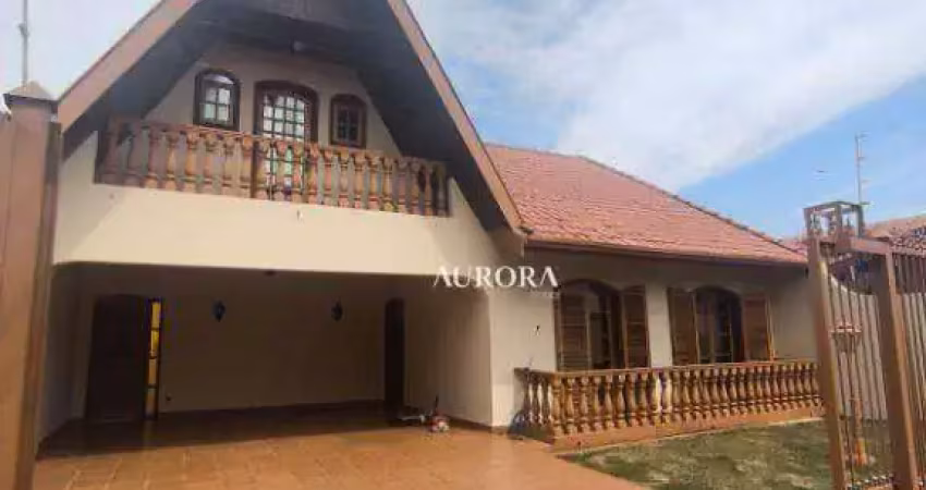 Casa com 4 dormitórios para alugar, 250 m² por r$ 6.000,00/mês - jardim montreal - londrina/pr