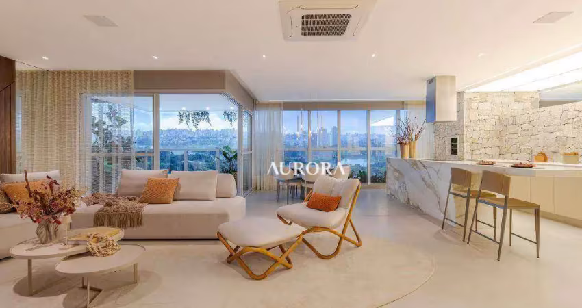 Apartamento com 3 dormitórios à venda, 198 m² por r$ 2.590.000,00 - nikko - londrina/pr