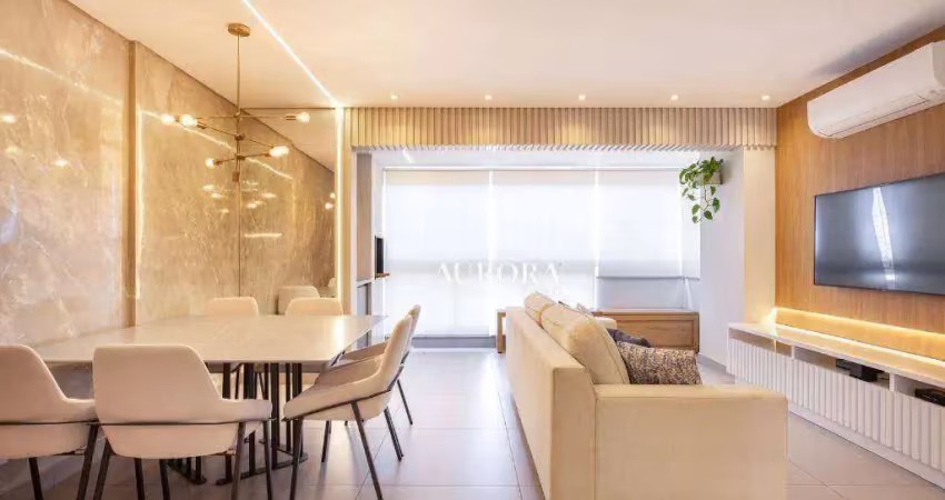 Apartamento no a edifício arquiteto julio ribeiro  com 3 dormitórios à venda, 87 m² por r$ 810.000 - gleba palhano - londrina/pr