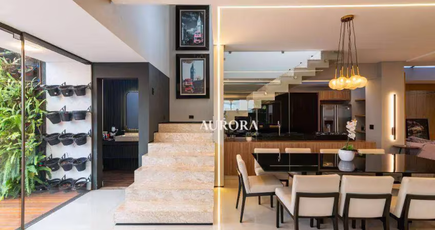 Casa cond. royal forest com 4 suítes, 244 m² á venda por r$ 2.900.000 ou aluguel por r$ 12.500,00