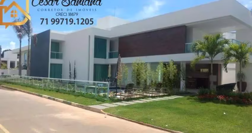 Casa alto luxo porteira fechada á venda 4/4 suítes paraíso dos lagos guarajuba.piscina. churrasqueira.