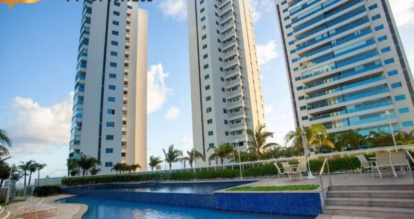 Apartamento finamente decorado alto padrão venda locação 4/4 (02 suítes) vista mar - Hemisphere 360.Condomínio fechado. Venda e locação.Pituaçu.
