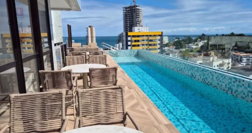 Alugo Apartamento tipo Studio completamente mobiliado 1/4 varanda gourmet - Barra