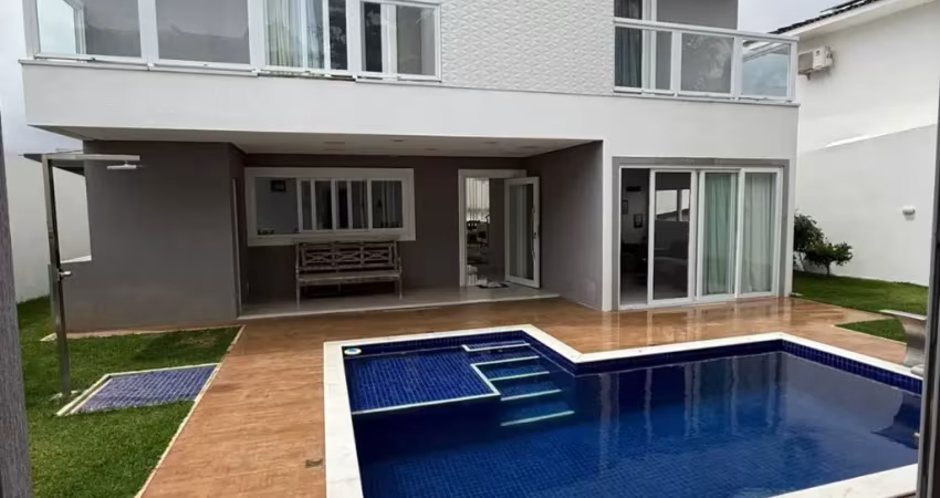 Casa de alto padrão à venda em alphaville litoral norte – r$ 2.599.000  porteira fechada