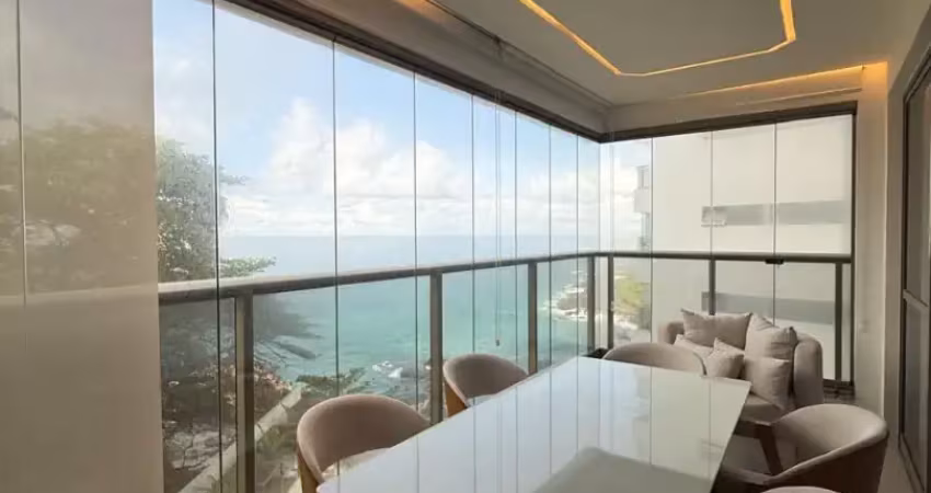 Apartamento beach class ondina  vista mar deslumbrante | salvador  ba
