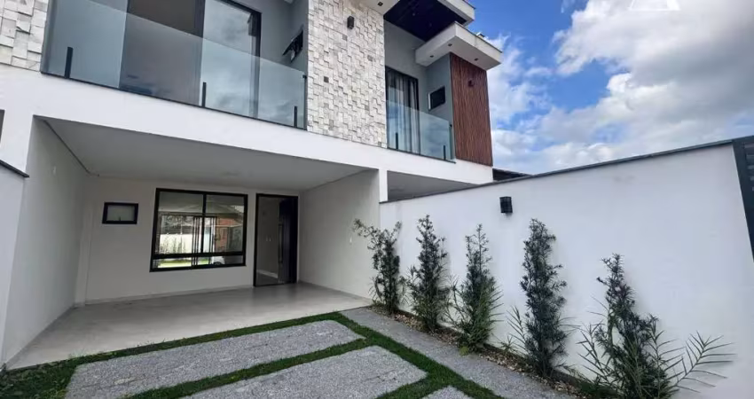 Casa com 3 suítes à venda, 139 m² por r$ 795.000 - saguaçu - joinville/sc