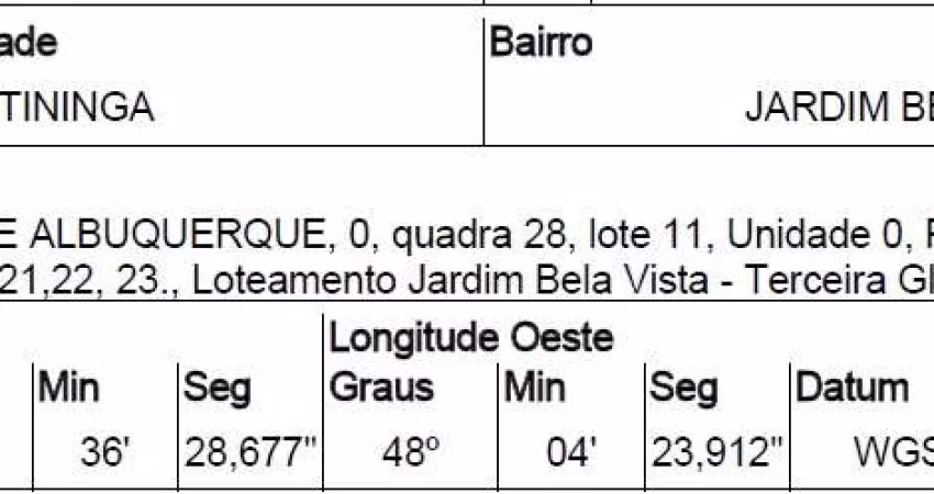 Oportunidade Única em ITAPETININGA - SP | Tipo: Terreno | Negociação: Venda Direta Online  | Situação: Imóvel