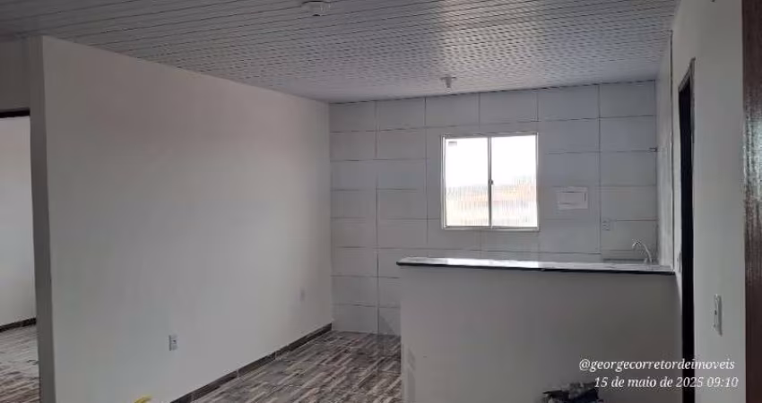 Apartamento amplo com 70 m² 2/4 dormitórios, um suíte, varanda lateral, novo nunca habitado nascente terceiro andar escada localizado alugar Cabula VI