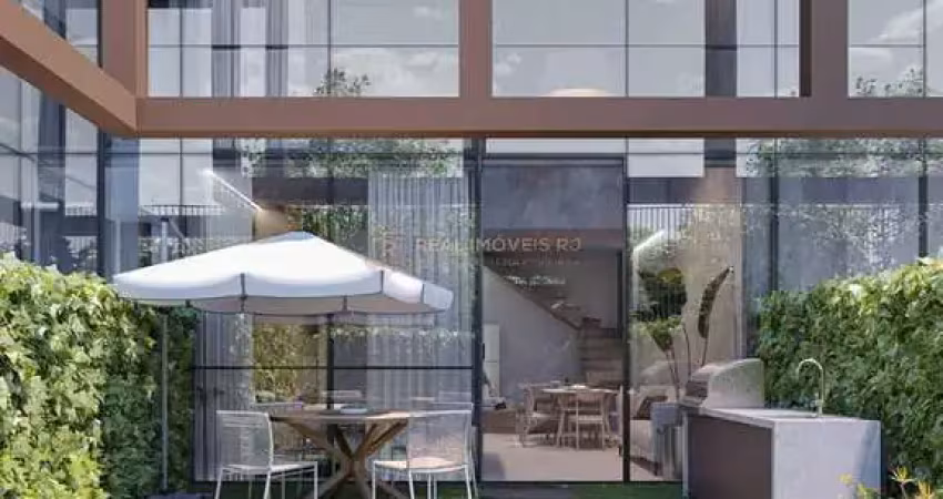 Townhouses de 135m²: 3 quartos (1 suíte) e sala flex