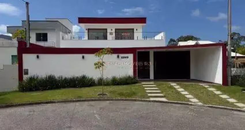 Mansão com 4 suítes em condomínio fechado na ilha de guaratiba