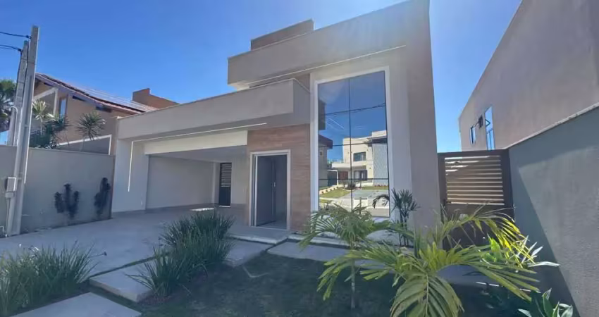 Casa em são pedro da aldeia, 3 quartos ( 3 suítes ) - r$ 1.480.000,00 - condomínio blue garden