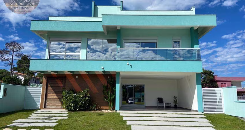 Casa Alto Padrão para Venda em Florianópolis, São João do Rio Vermelho, 4 dormitórios, 4 suítes, 5 banheiros, 4 vagas