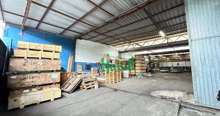 Galpão para alugar, 1000 m² por r$ 18.000,00/mês - vila brasileira - mogi das cruzes/sp