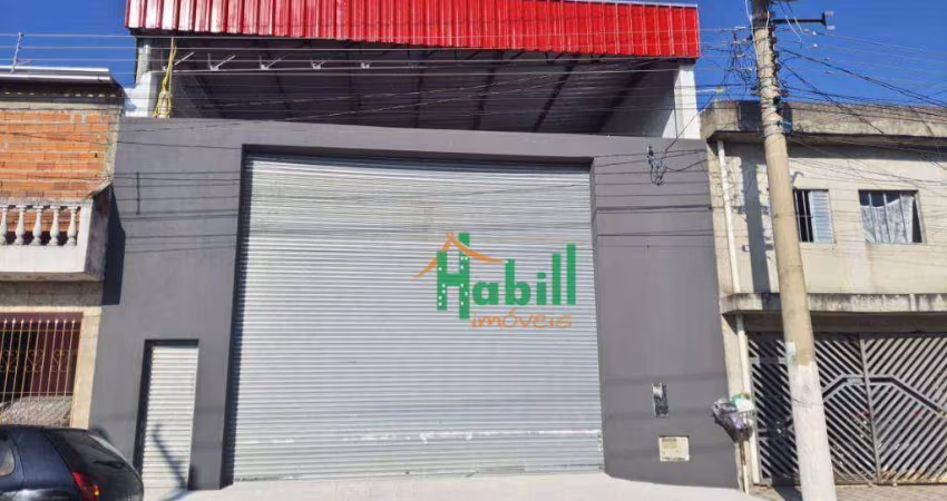 Galpão para alugar, 300 m² por R$ 9.150,00/mês - Vila Maria de Maggi - Suzano/SP