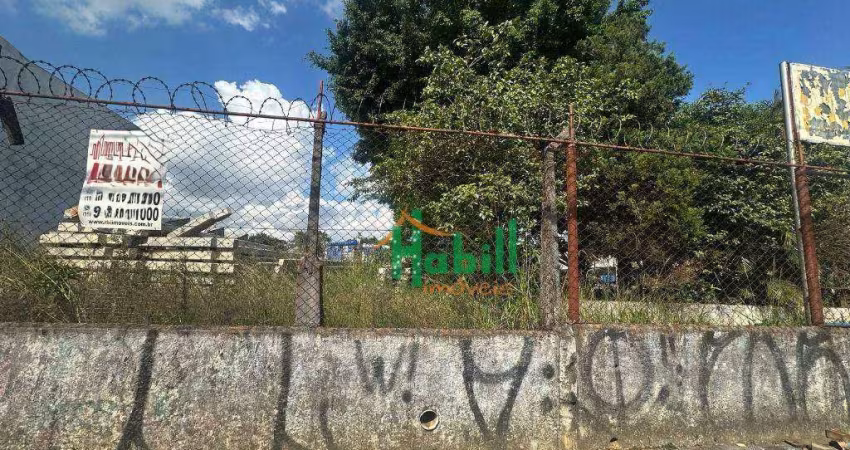 Terreno para alugar, 605 m² por R$ 10.500,00/mês - Vila Figueira - Suzano/SP