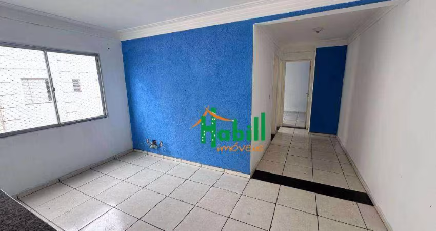 Apartamento com 2 dormitórios para alugar, 47 m² por R$ 1.350,00/mês - Vila Urupês - Suzano/SP