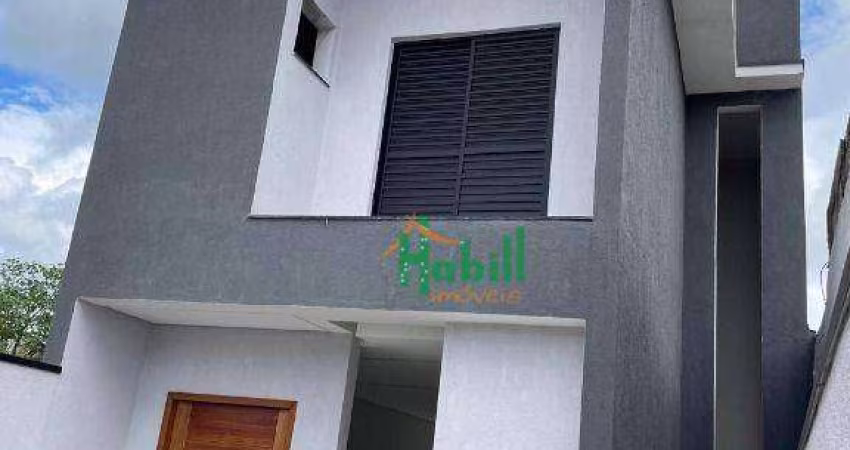 Sobrado com 3 dormitórios à venda, 121 m² por R$ 680.000 - Jardim Casa Branca - Suzano/SP