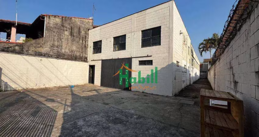 Galpão para alugar, 482 m² por r$ 15.430,00/mês - vila urupês - suzano/sp