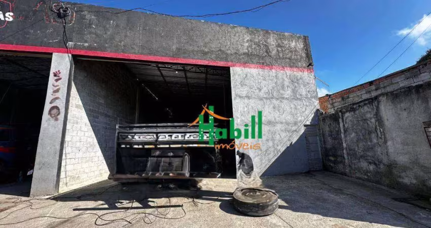 Galpão para alugar, 430 m² por r$ 6.350,00/mês - jundiapeba - mogi das cruzes/sp