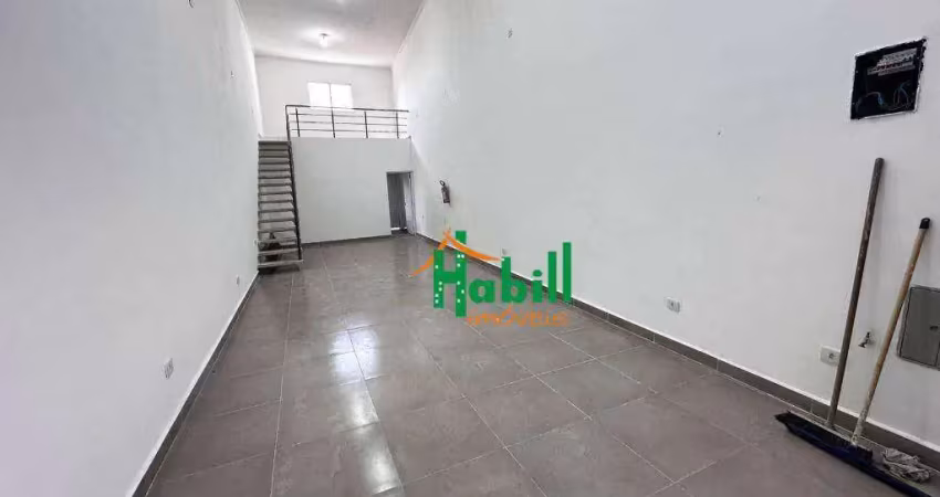 Salão para alugar, 83 m² por r$ 3.000,00/mês - parque santa rosa - suzano/sp