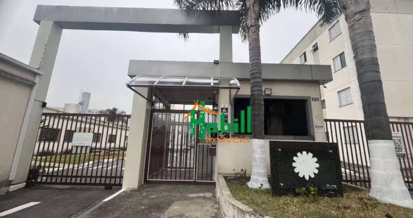 Apartamento com 2 dormitórios para alugar, 50 m² por r$ 1.511,25/mês - parque santa rosa - suzano/sp