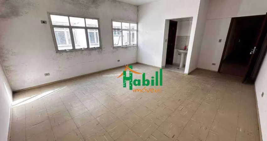 Sala para alugar, 26 m² por r$ 240,00/mês - centro - poá/sp