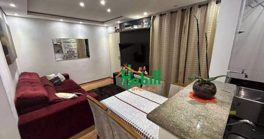 Apartamento com 2 dormitórios à venda, 45 m² por r$ 250.000 - parque santa rosa - suzano/sp