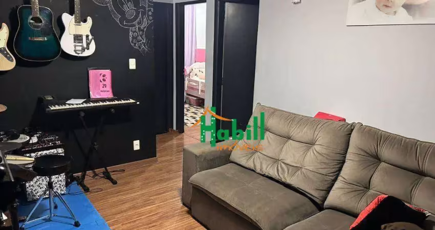 Apartamento com 2 dormitórios para alugar, 53 m² por r$ 1.930,00/mês - parque residencial casa branca - suzano/sp