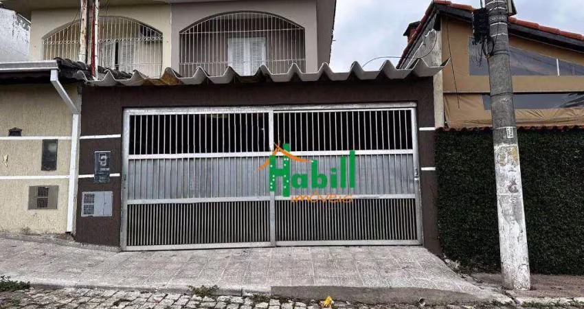 Sobrado com 2 dormitórios para alugar, 180 m² por r$ 3.729,00/mês - vila adelino - suzano/sp