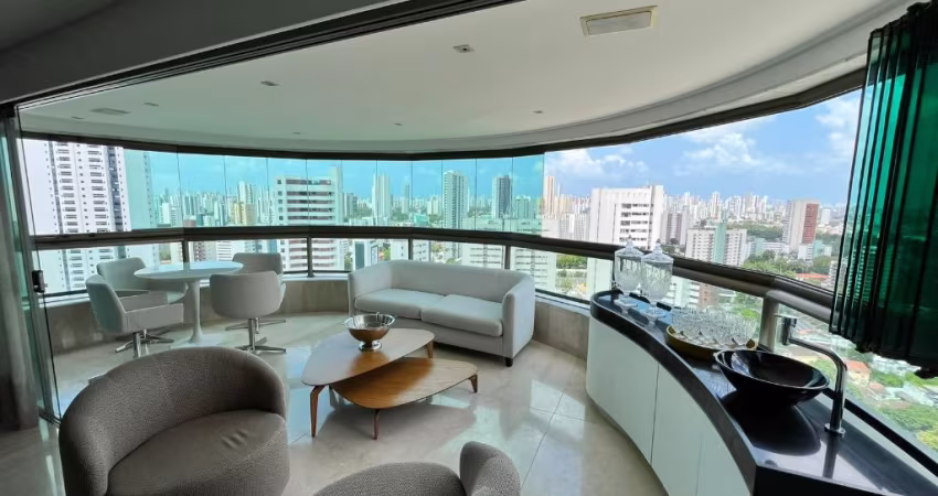 EA-Exclusiva oportunidade na praça de Casa Forte, lazer completo, andar alto, 270m²