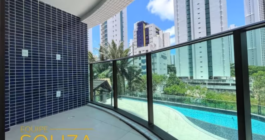 KS-MEGA OPORTUNIDADE EM ALTO PADRÃO EM BOA VIAGEM COM UMA BELA VARANDA NASCENTE- 135m²-  ÓTIMA LOCALIZAÇÃO.