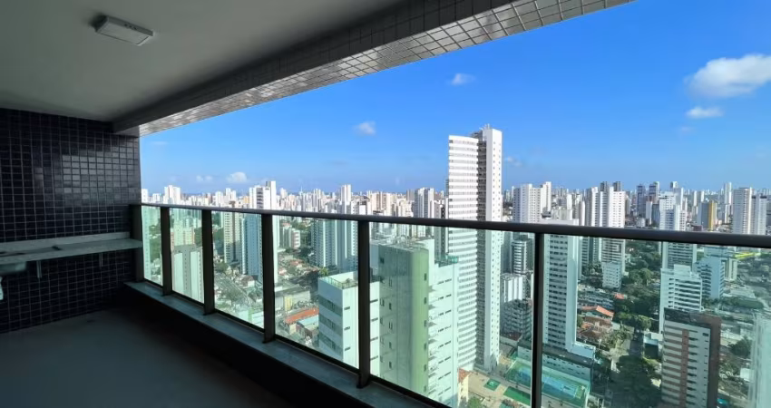 EA-Melhor oportunidade de valor 4 quartos no bairro da Torre, prédio novo, 123m², lazer completo, 2 vagas