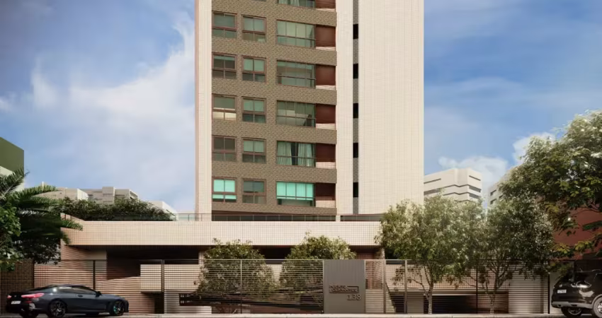 EA- Seu apartamento 2 quartos de alto padrão próximo a praia, 50 a 53m² , fino acabamento e lazer completo
