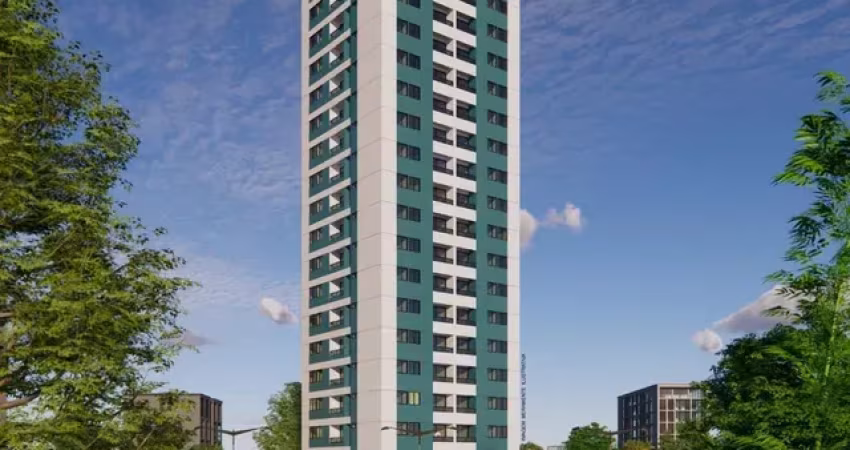 Edf. Adaucto José de Melo | Apartamento 2 quartos (1 suíte) 48m² | Varanda