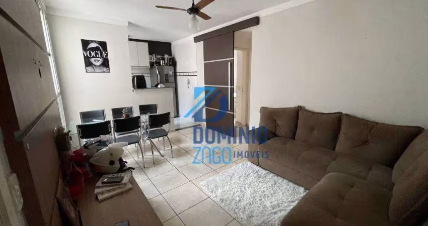 Apartamento com 2 dormitórios à venda, 48 m² por r$ 180.000,00 - fabrício - uberaba/mg