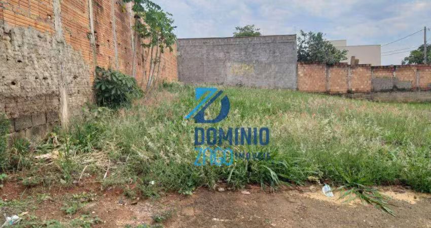 Terreno à venda, 250 m² por r$ 180.000 - jardim nenê gomes - uberaba/mg