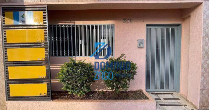 Sala para alugar, 19 m² por R$ 502,19/mês - Mercês - Uberaba/MG
