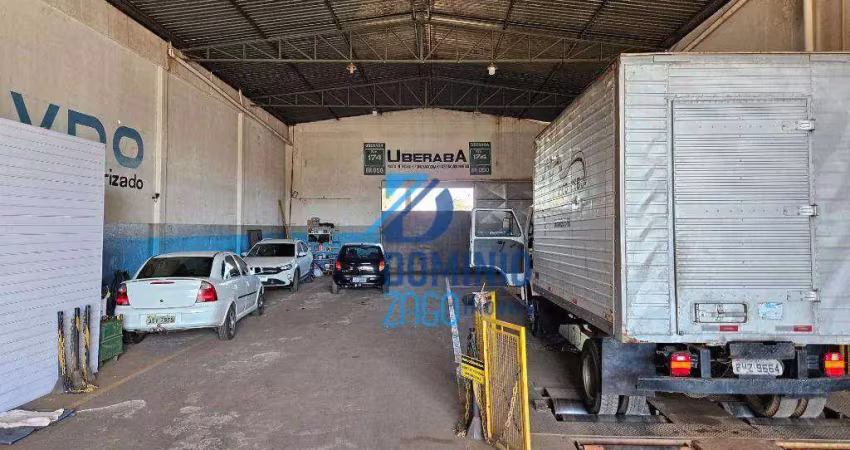 Galpão à venda, 360 m² por r$ 1.100.000 - recreio dos bandeirantes - uberaba/mg