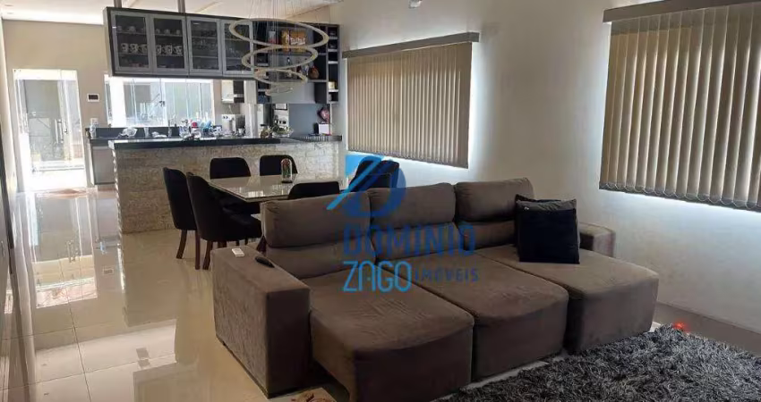 Casa com 3 dormitórios à venda, 205 m² por r$ 1.100.000,00 - jardim do lago - uberaba/mg