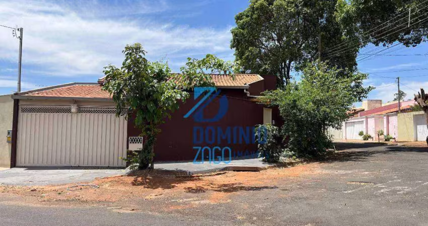 Casa com 3 dormitórios, 131 m² - venda por r$ 600.000,00 ou aluguel por r$ 3.055,42/mês - jardim são bento - uberaba/mg