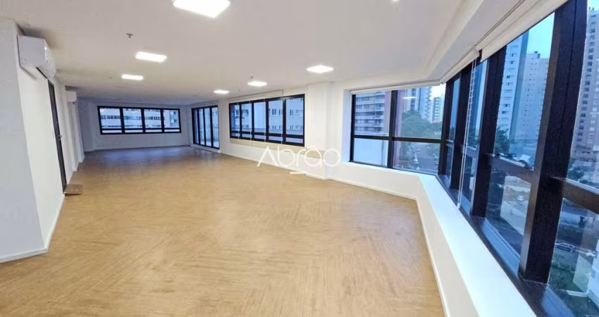 Sala Comercial com terraço privativo para Alugar no Opus One Batel – 146 m² - 2 Vagas | Ref. 485