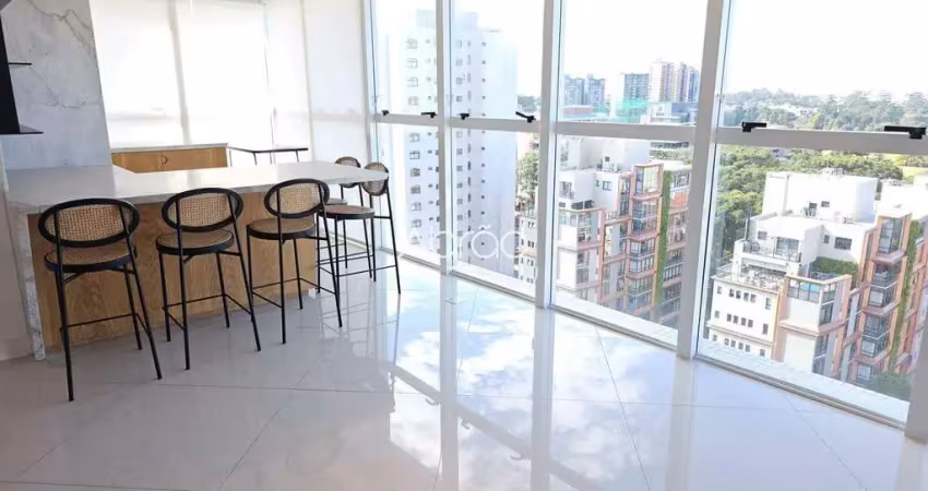 Apartamento com 3 suítes mobiliado para alugar no cabral – 176 m² - edifício kandinsky | ref 263