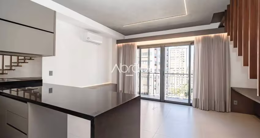 Apartamento duplex mobiliado de 71 m² para alugar no bigorrilho – open soho - 1 vaga de garagem | ref. 552