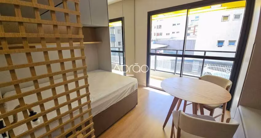 Studio mobiliado para alugar no walk batel – 24 m² | ref. 563