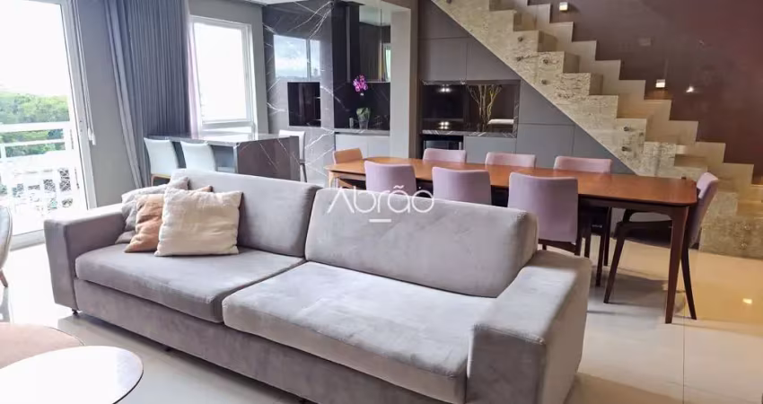 Apartamento duplex mobiliado para alugar no ecoville – 4 quartos (2 suítes) - 186 m² | ref. 557